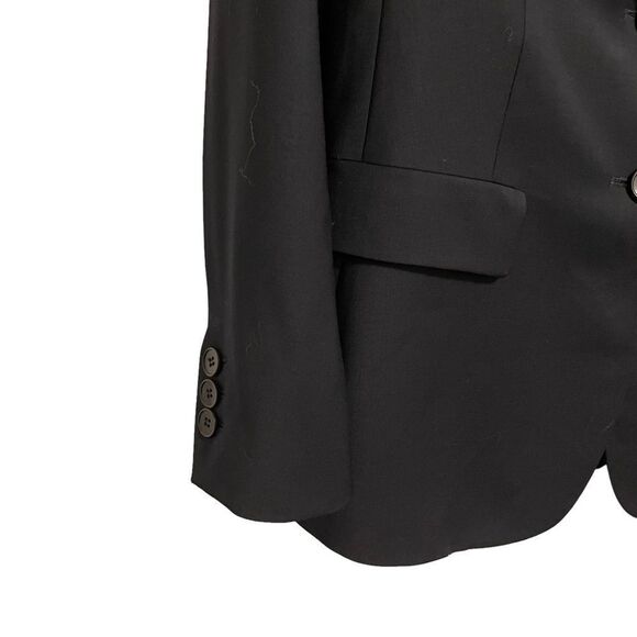 Talbots Wool Blend Two Button Navy Blazer Size 8 - Picture 5 of 8